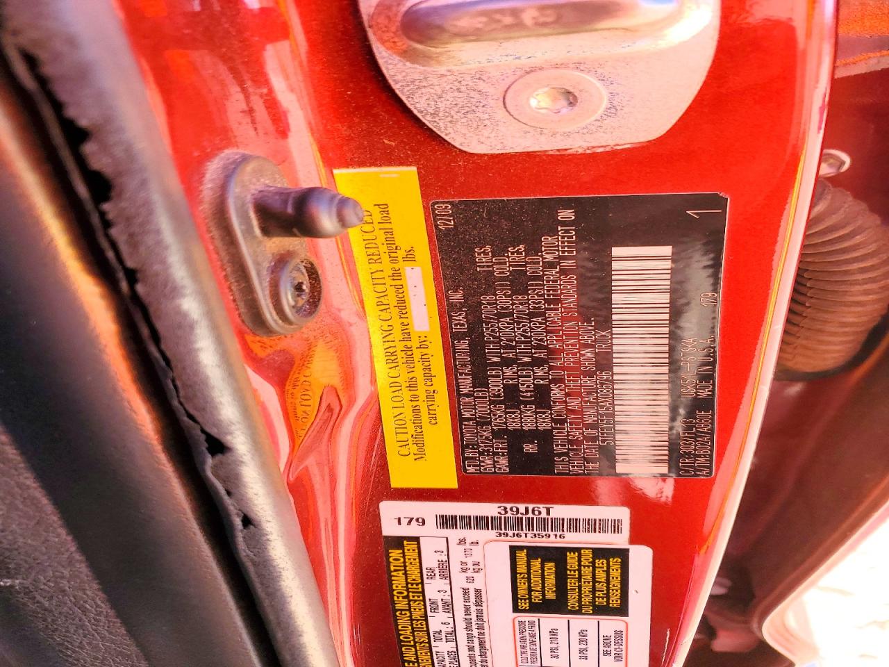 2010 TOYOTA TUNDRA CREWMAX SR5 photo 12