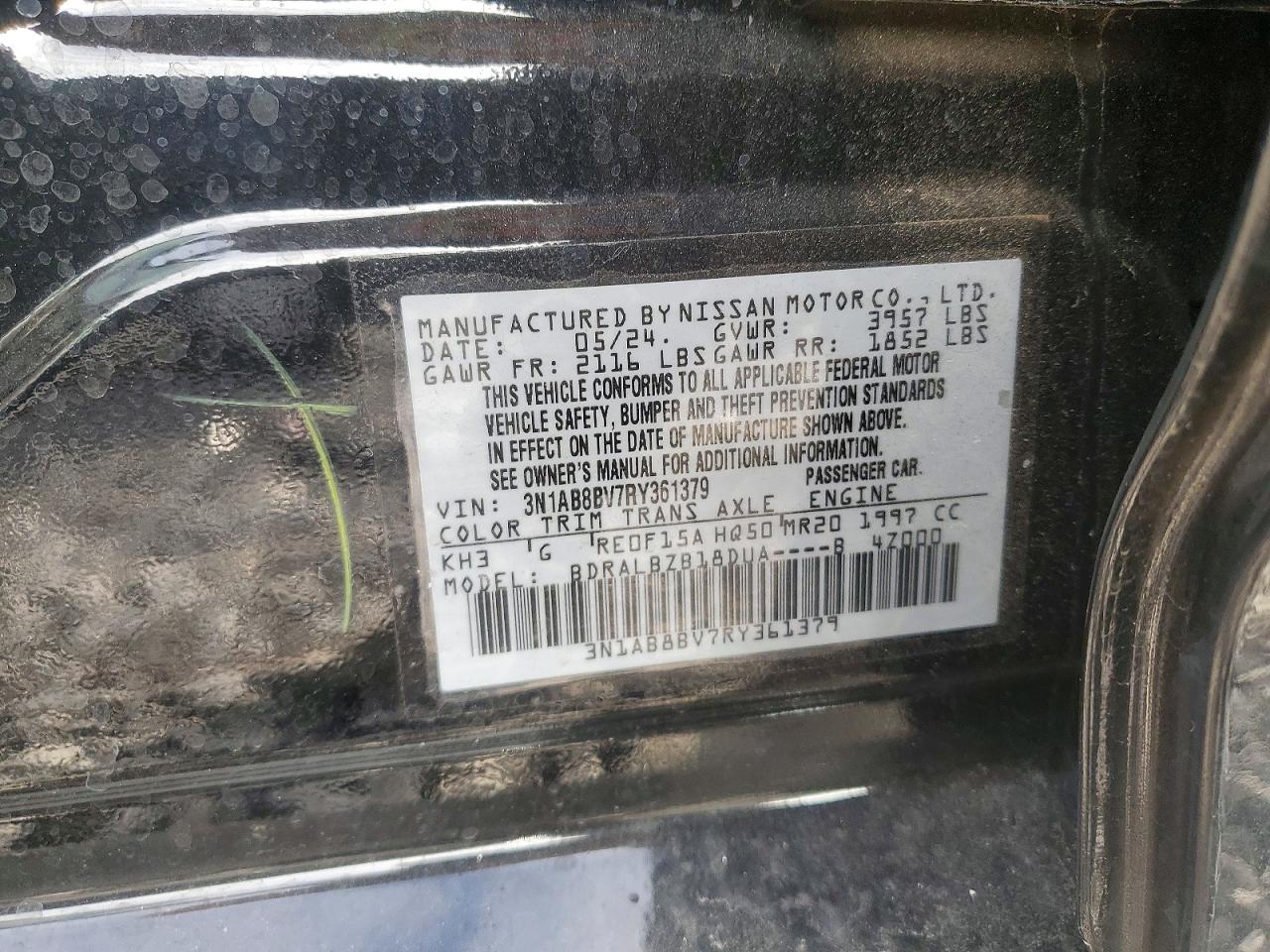 2024 NISSAN SENTRA S photo 12