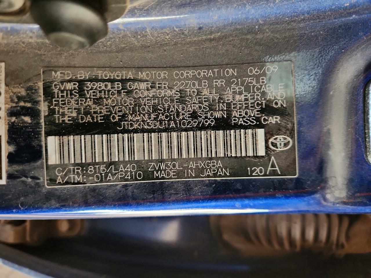2010 TOYOTA PRIUS photo 23