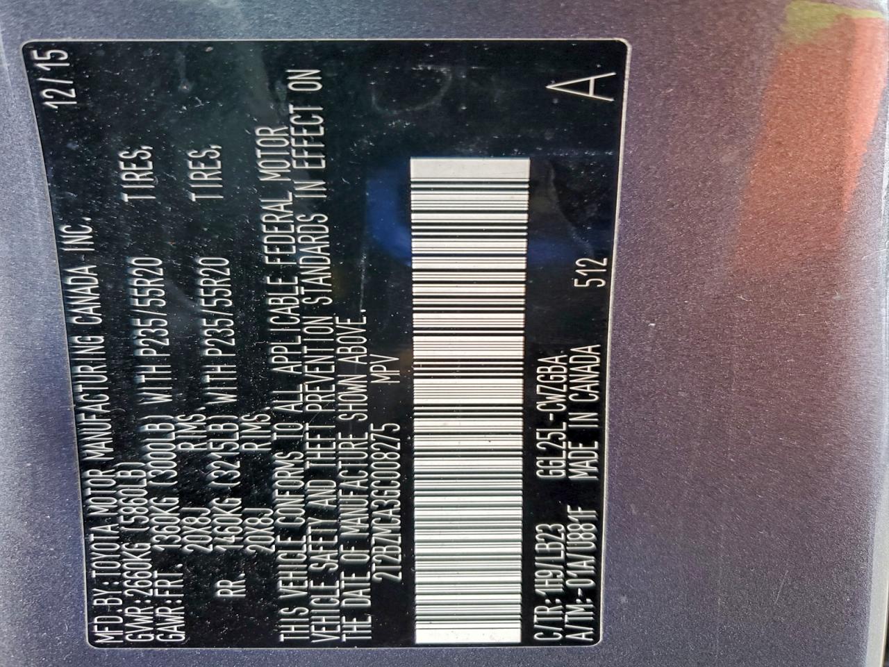 2016 LEXUS RX 350 BASE photo 13