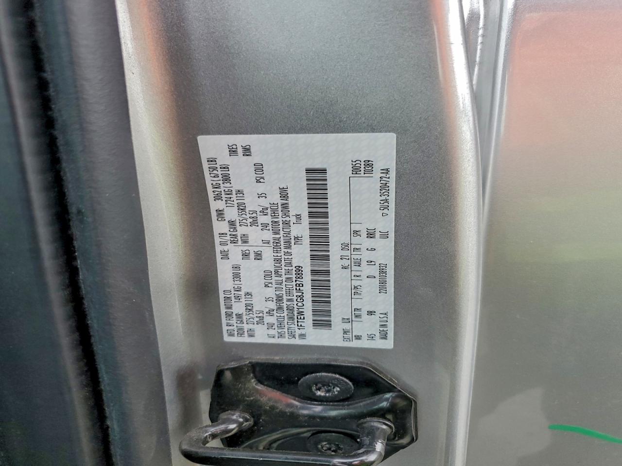 2018 FORD F150 SUPERCREW photo 23