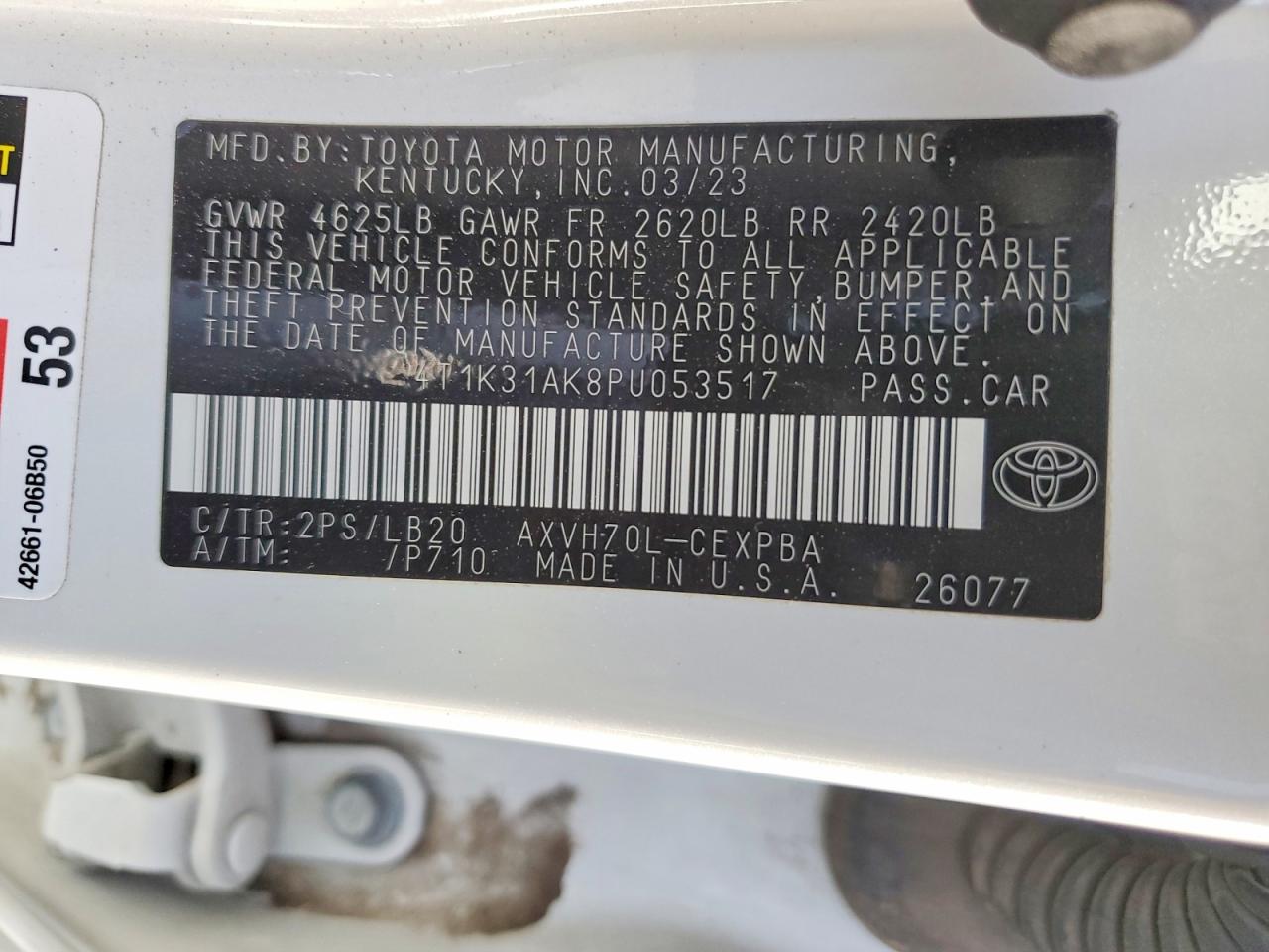 2023 TOYOTA CAMRY XSE photo 13