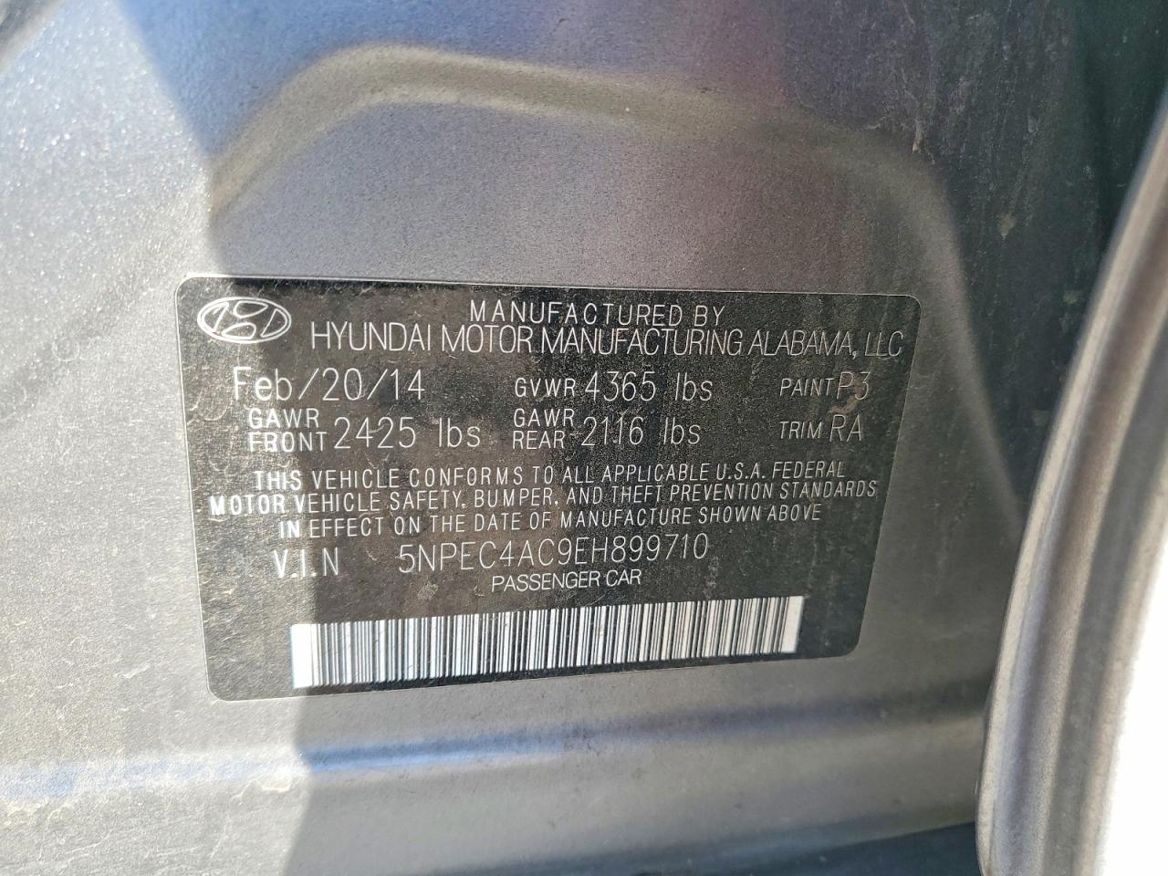 2014 HYUNDAI SONATA SE photo 12