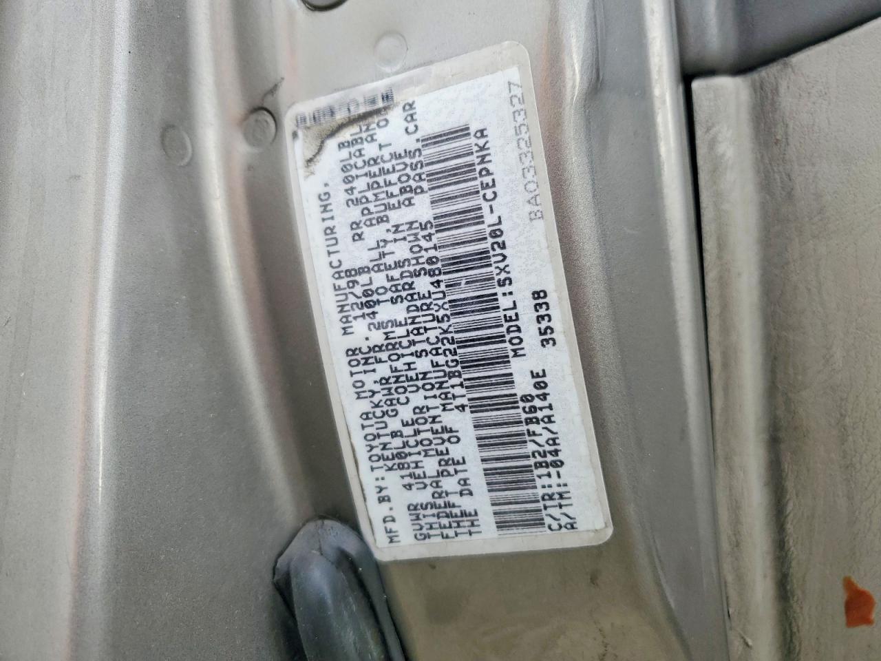 1999 TOYOTA CAMRY CE photo 12
