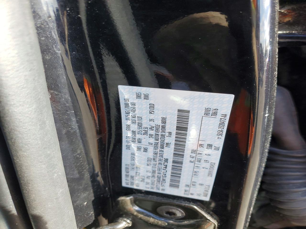 2020 FORD F150 SUPERCREW photo 12