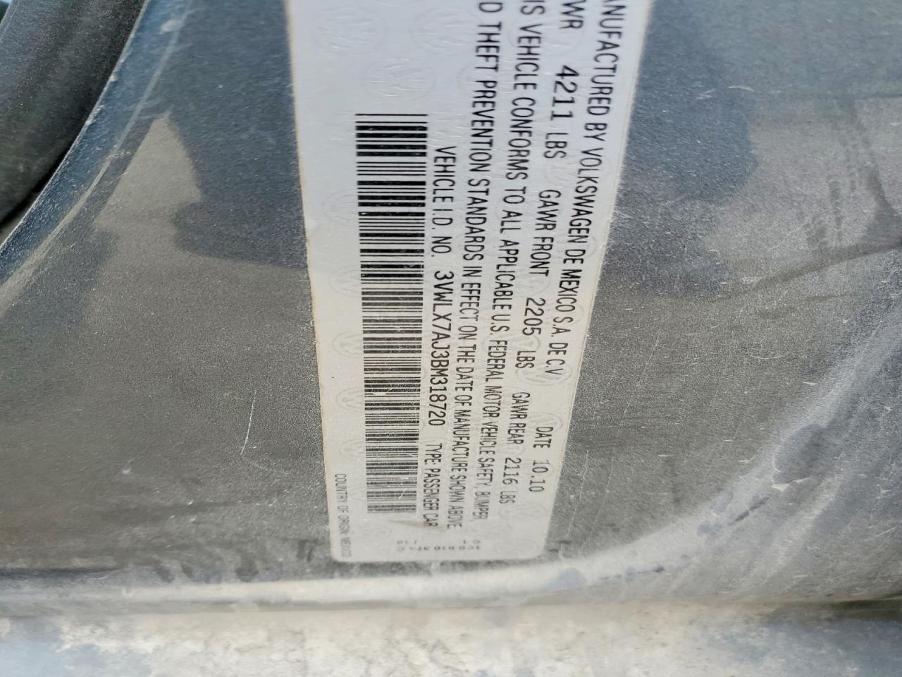 2011 VOLKSWAGEN JETTA SEL photo 12