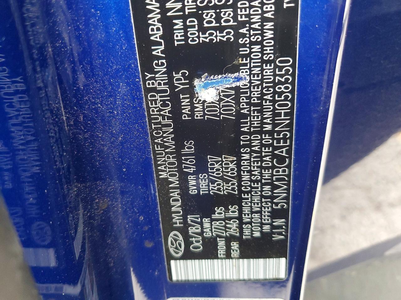 2022 HYUNDAI TUCSON SEL photo 14