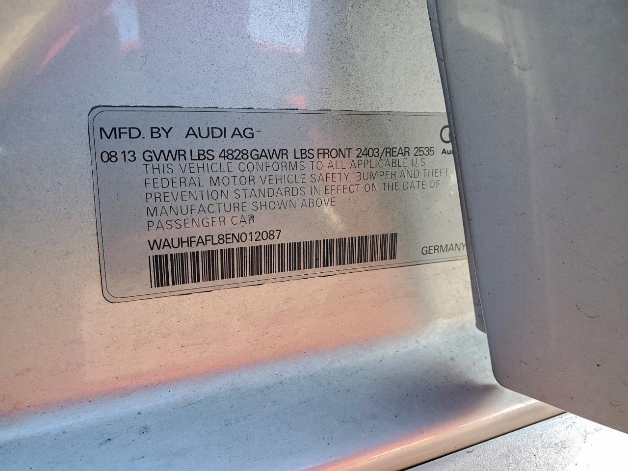 2014 AUDI A4 PREMIUM PLUS photo 12