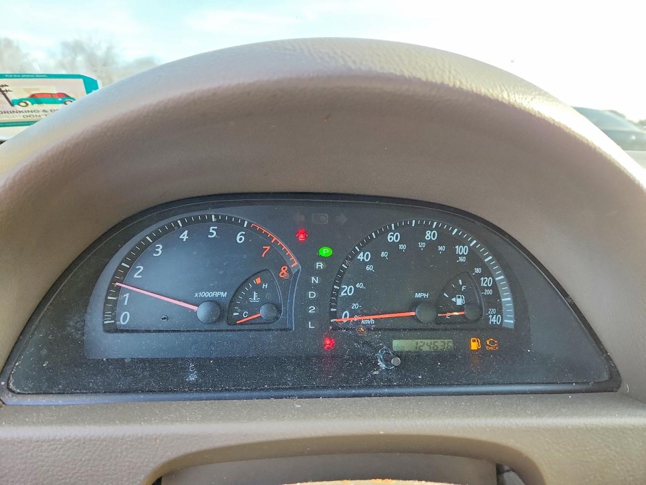2002 TOYOTA CAMRY XLE V6 photo 9