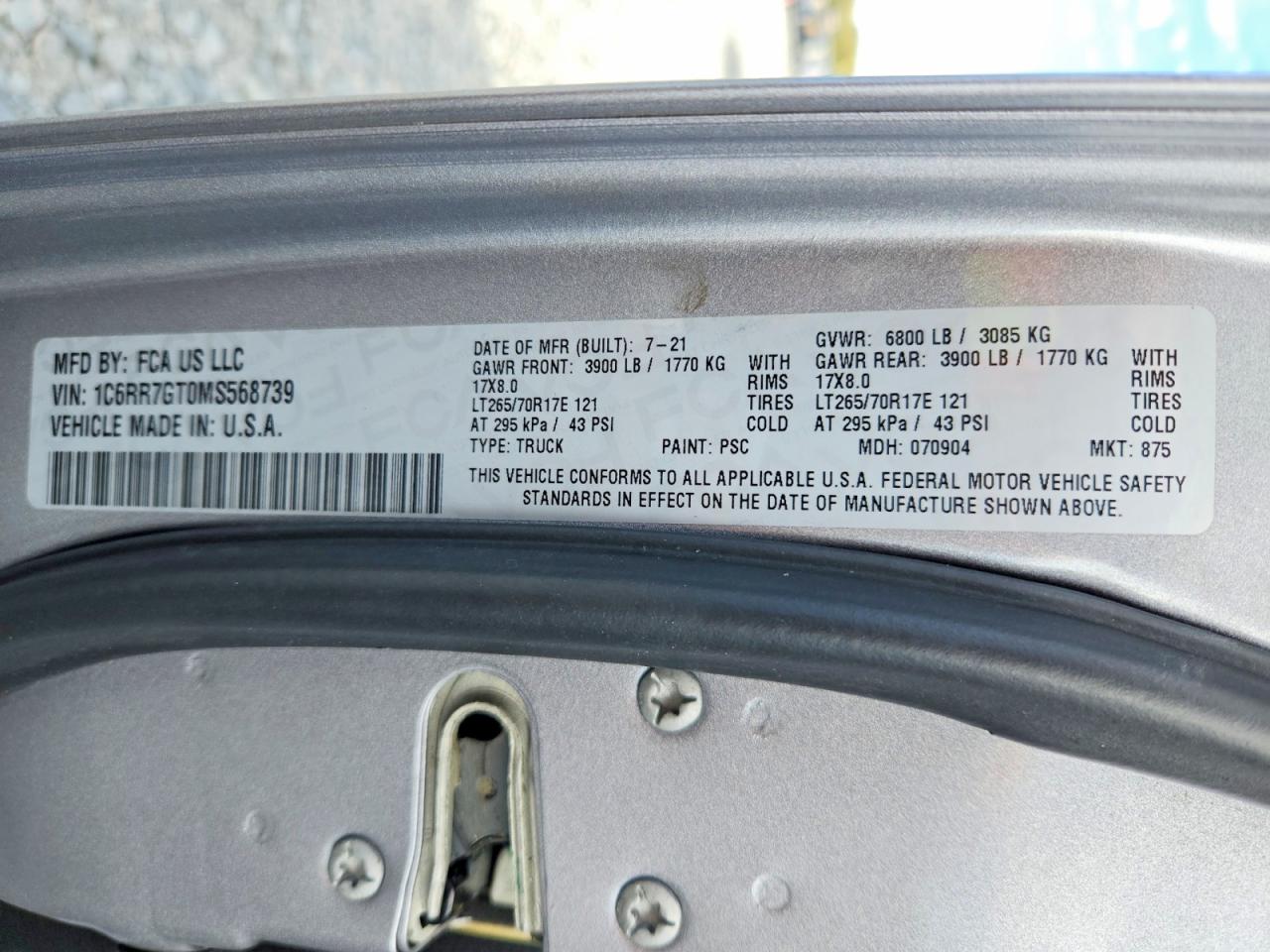 2021 RAM 1500 CLASSIC SLT photo 23