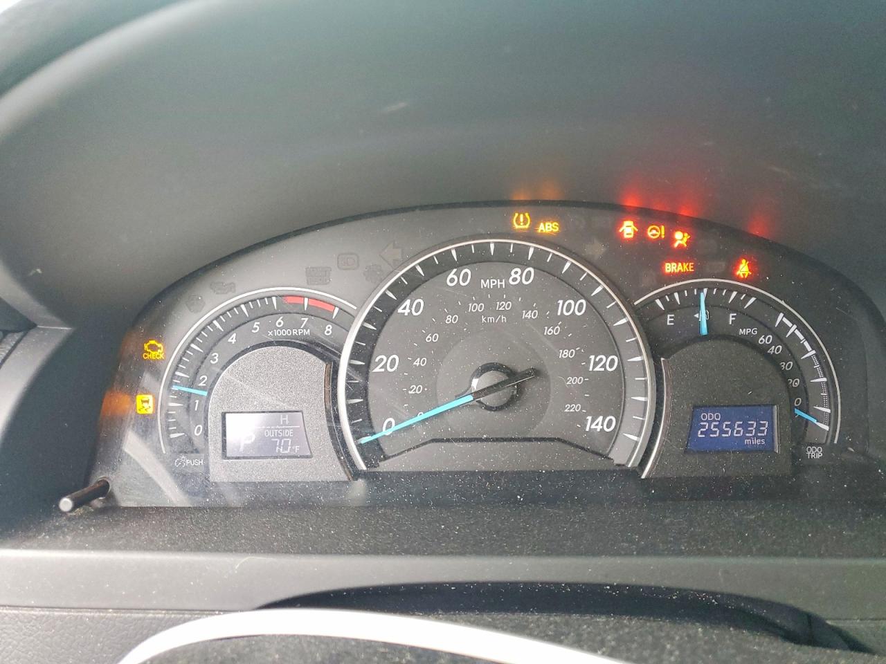 2012 TOYOTA CAMRY BASE photo 9