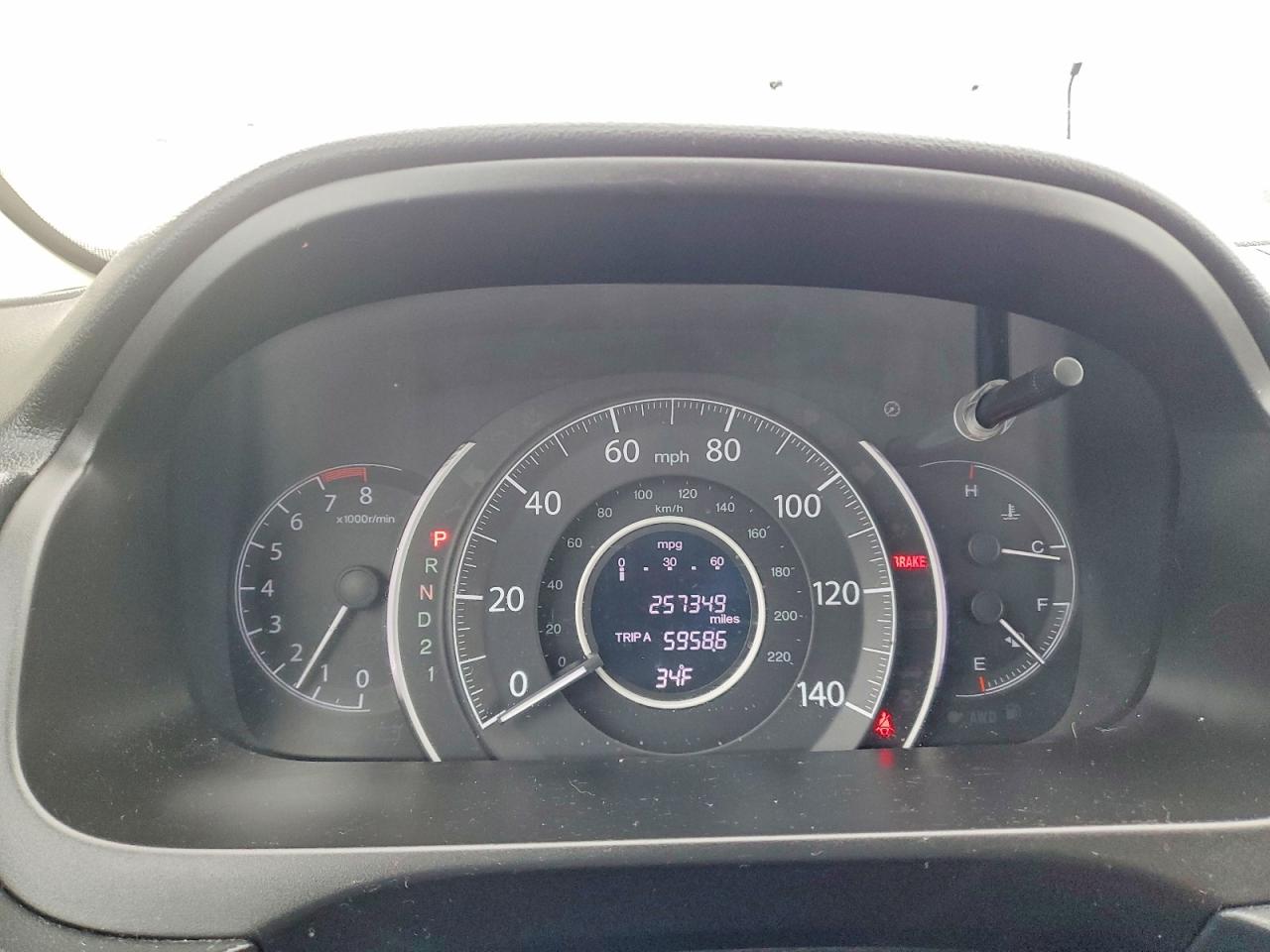 2012 HONDA CR-V EX photo 9