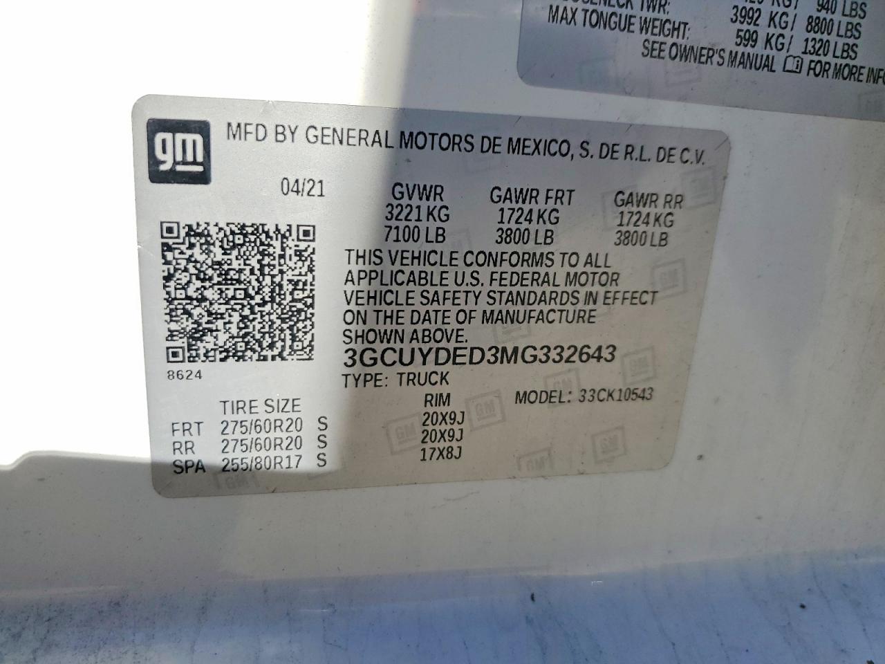 2021 CHEVROLET SILVERADO K1500 LT photo 12