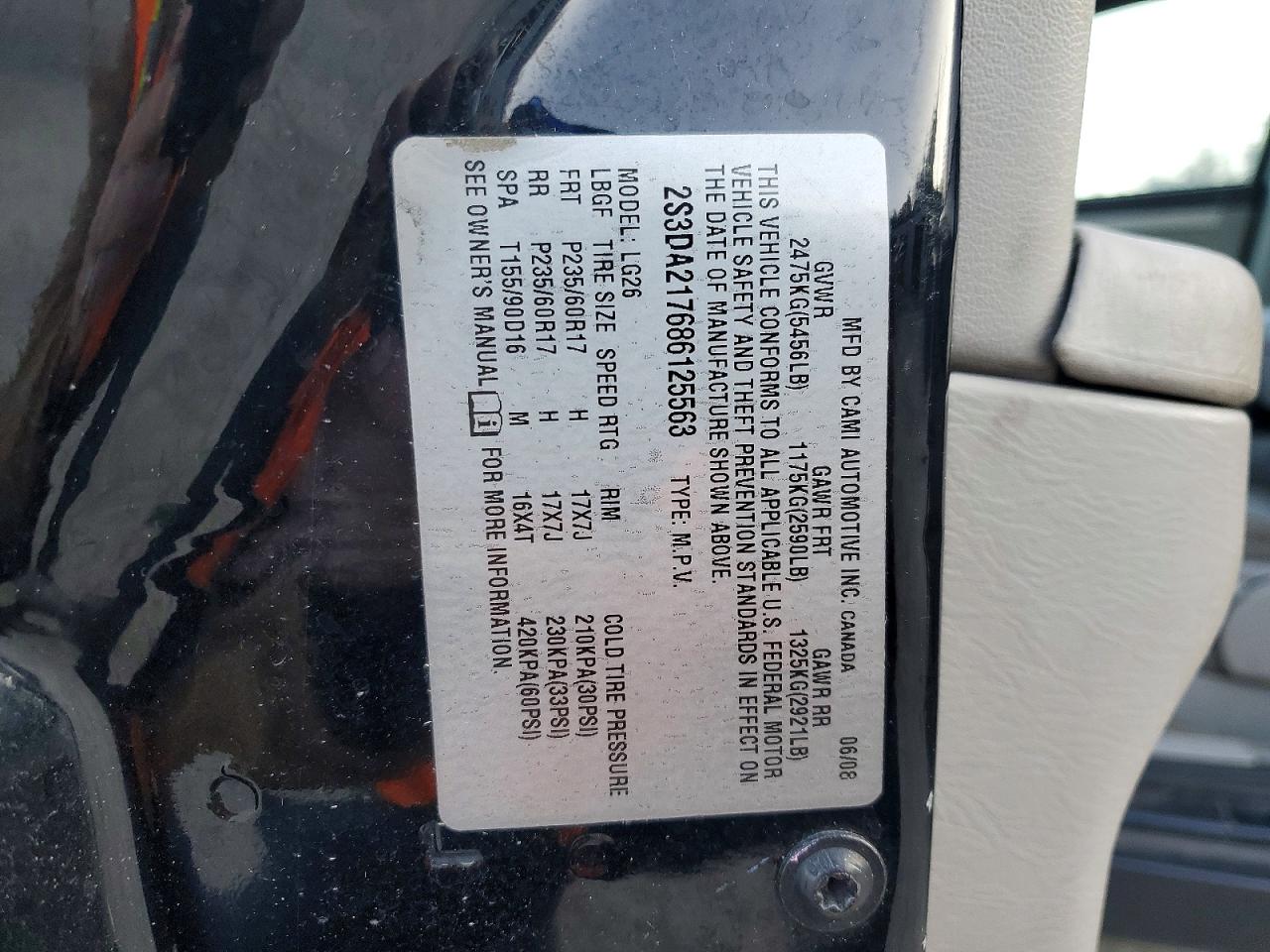 2008 SUZUKI XL7 photo 13