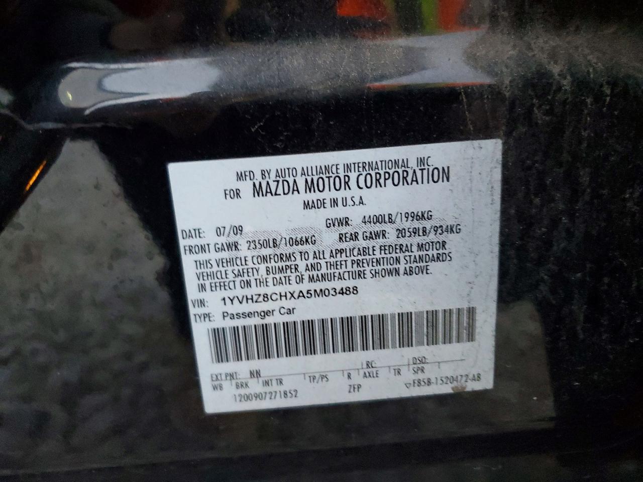 2010 MAZDA 6 I photo 12