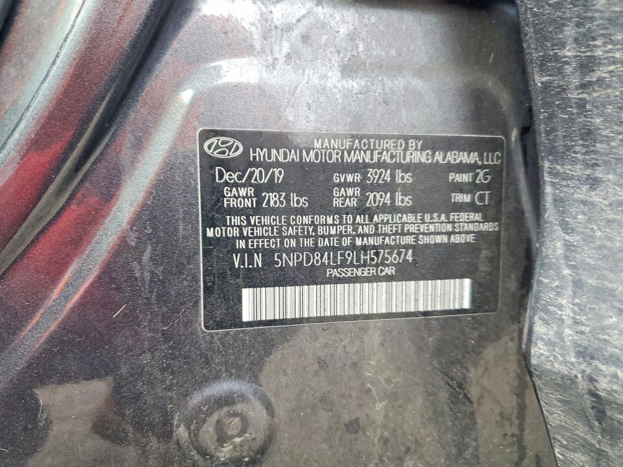 2020 HYUNDAI ELANTRA SEL photo 12