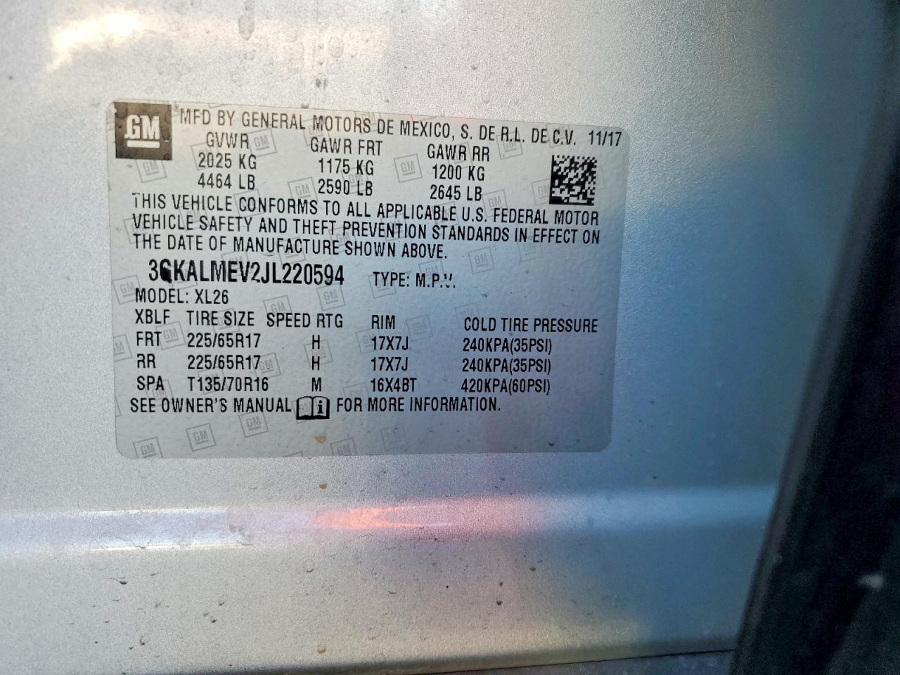 2018 GMC TERRAIN SLE photo 14
