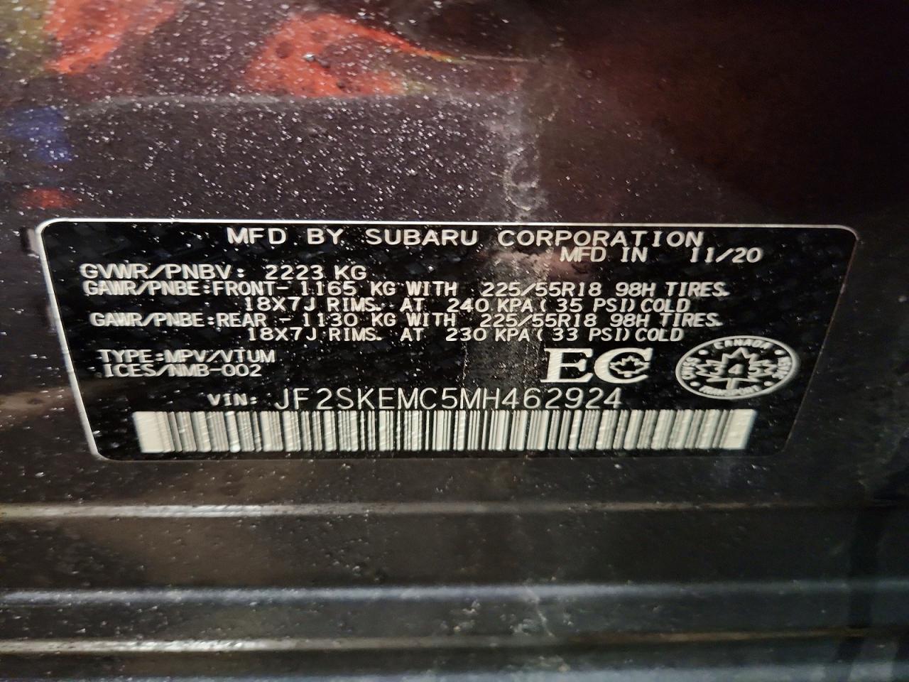 2021 SUBARU FORESTER SPORT photo 14