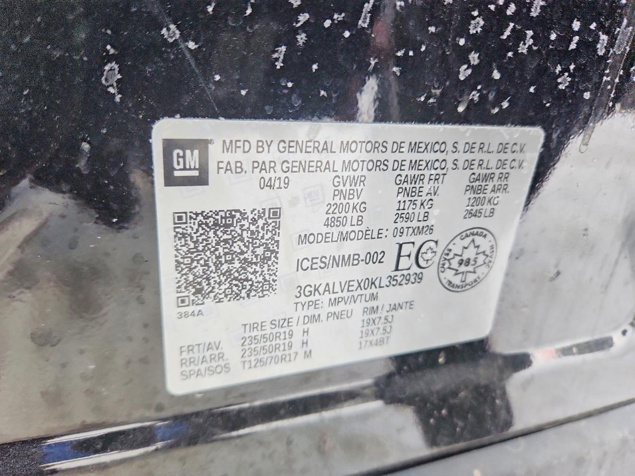 2019 GMC TERRAIN SLT photo 14