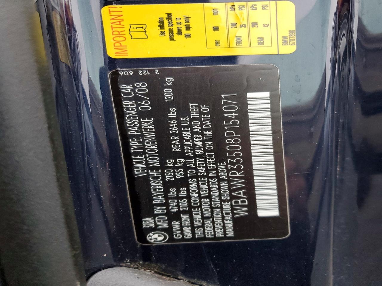 2008 BMW 328 I SULEV photo 23