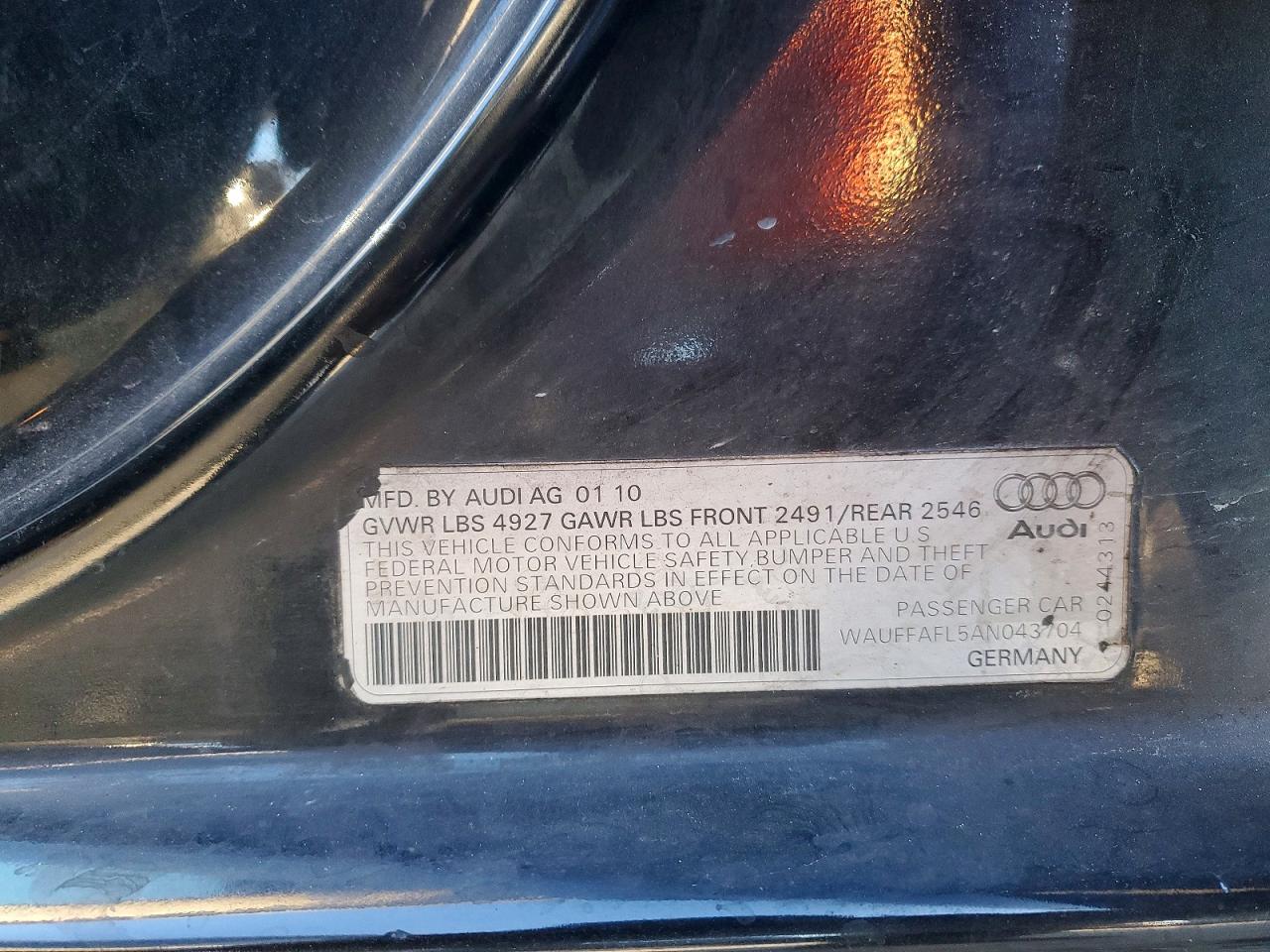 2010 AUDI A4 PREMIUM PLUS photo 34