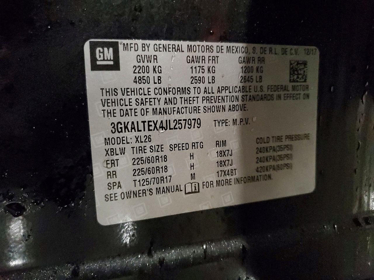 2018 GMC TERRAIN SLE photo 13