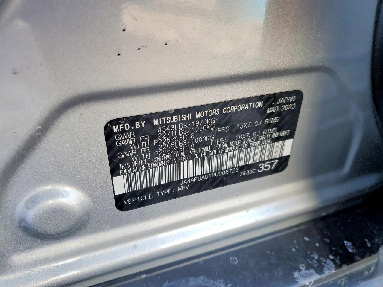 2023 MITSUBISHI OUTLANDER SPORT S/SE photo 13