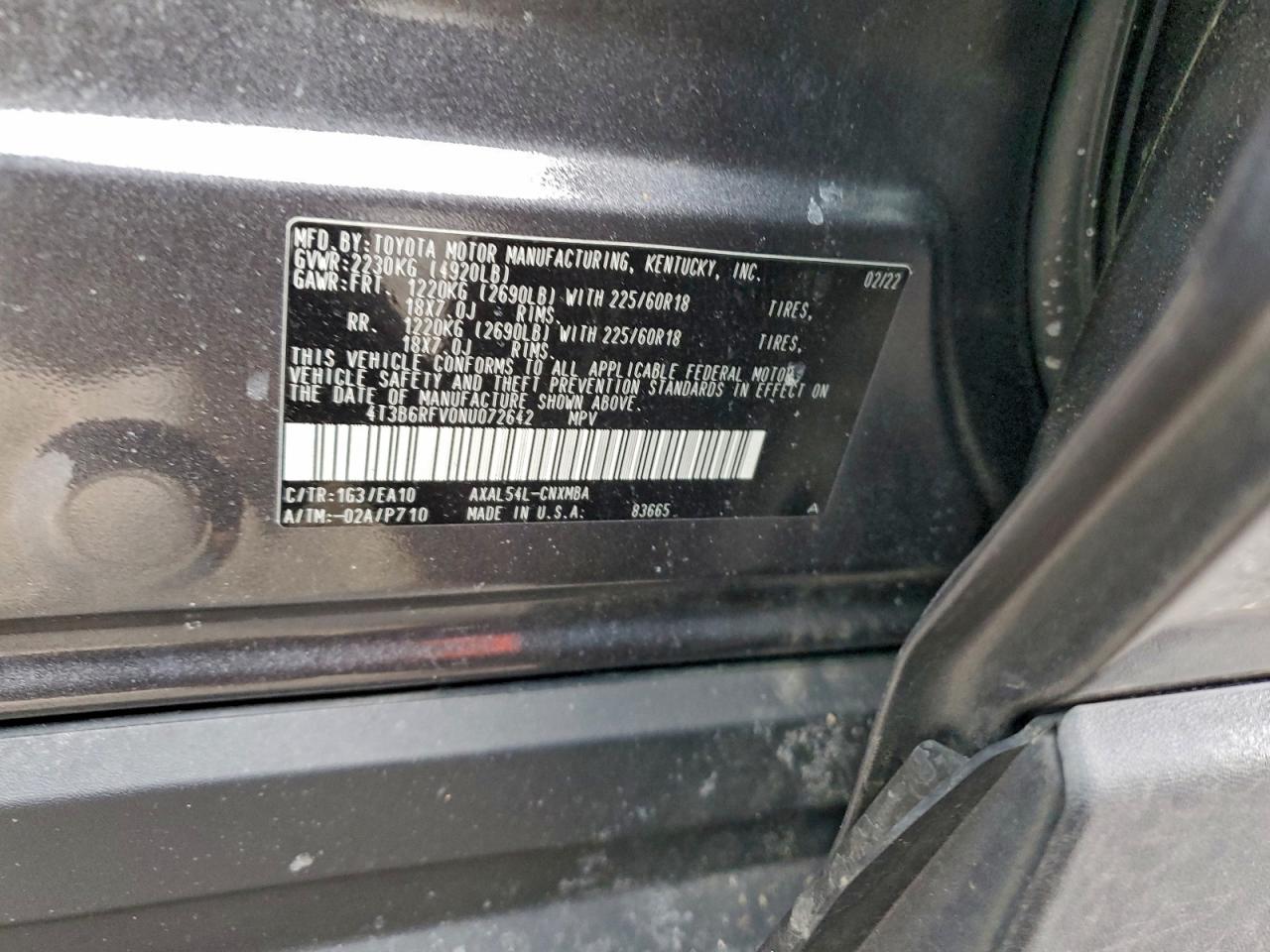 2022 TOYOTA RAV4 XLE PREMIUM photo 13