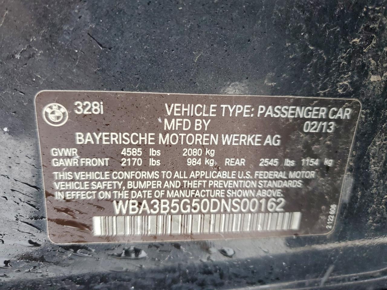 2013 BMW 328 XI SULEV photo 12