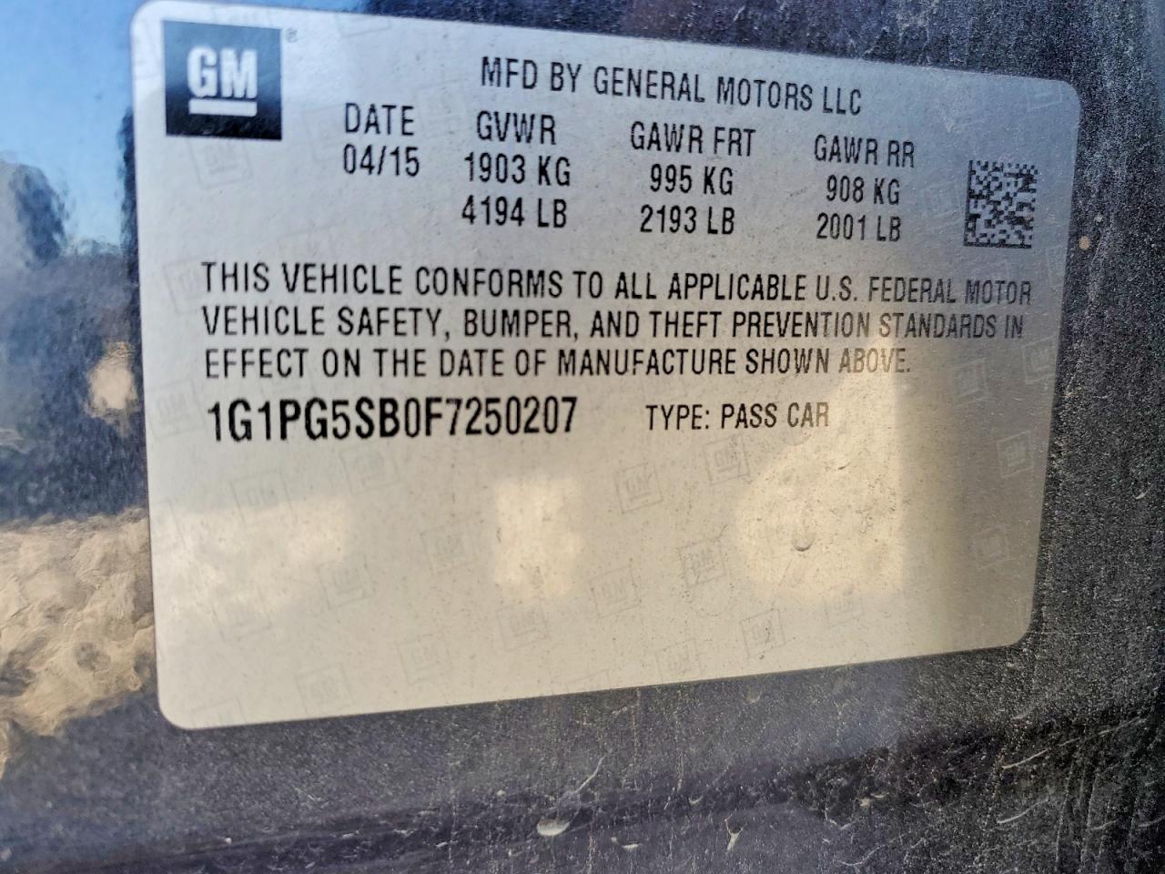 2015 CHEVROLET CRUZE LTZ photo 37