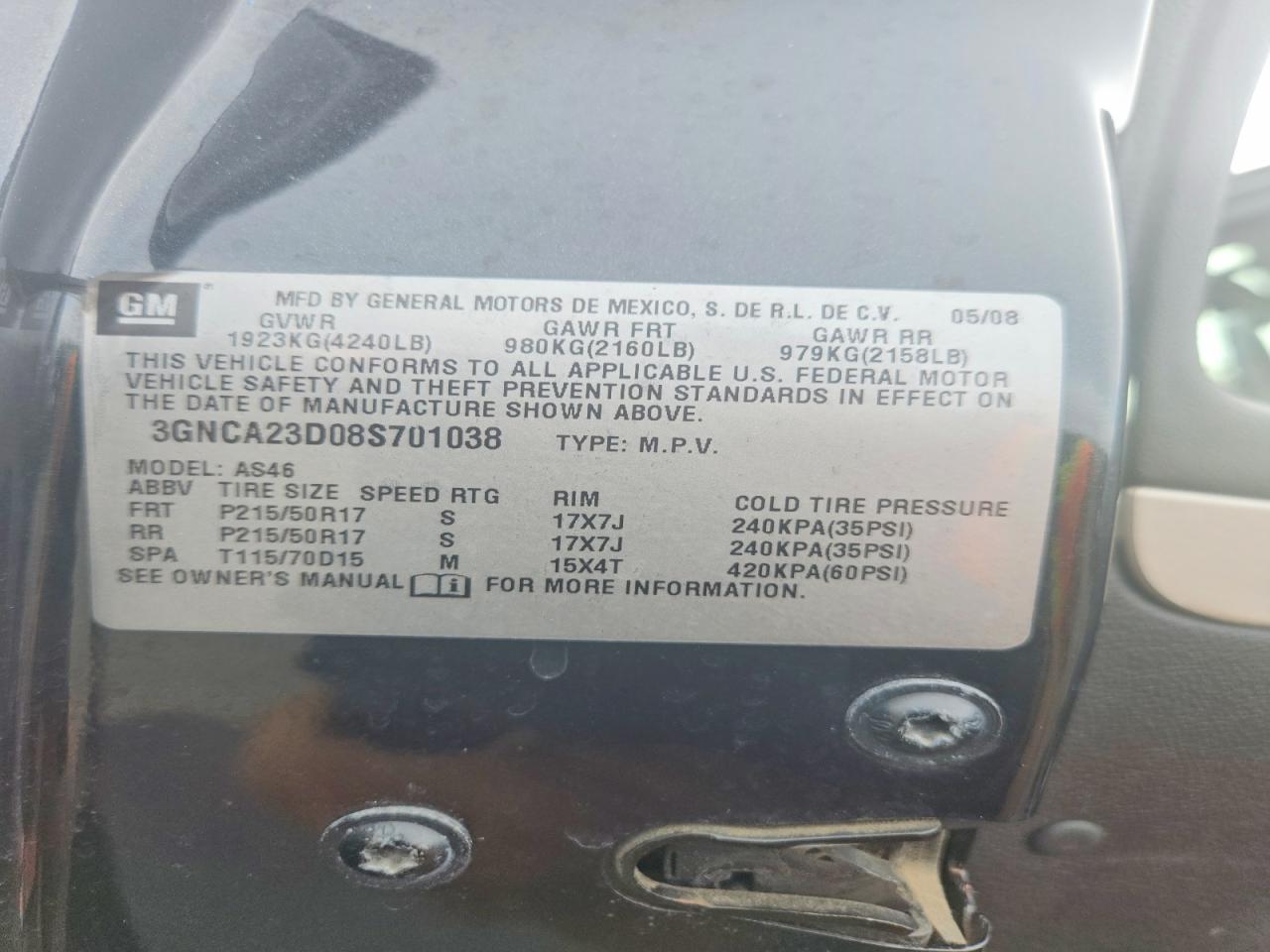 2008 CHEVROLET HHR LT photo 13