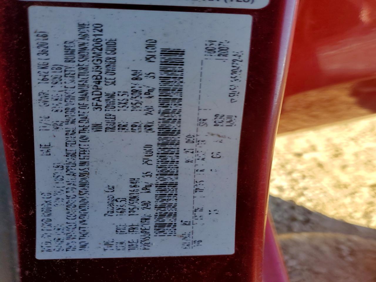 2016 FORD FIESTA SE photo 23