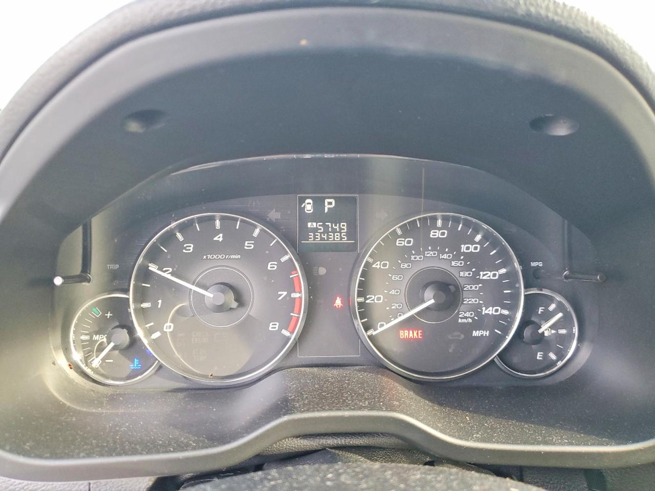 2012 SUBARU OUTBACK 2.5I PREMIUM photo 9