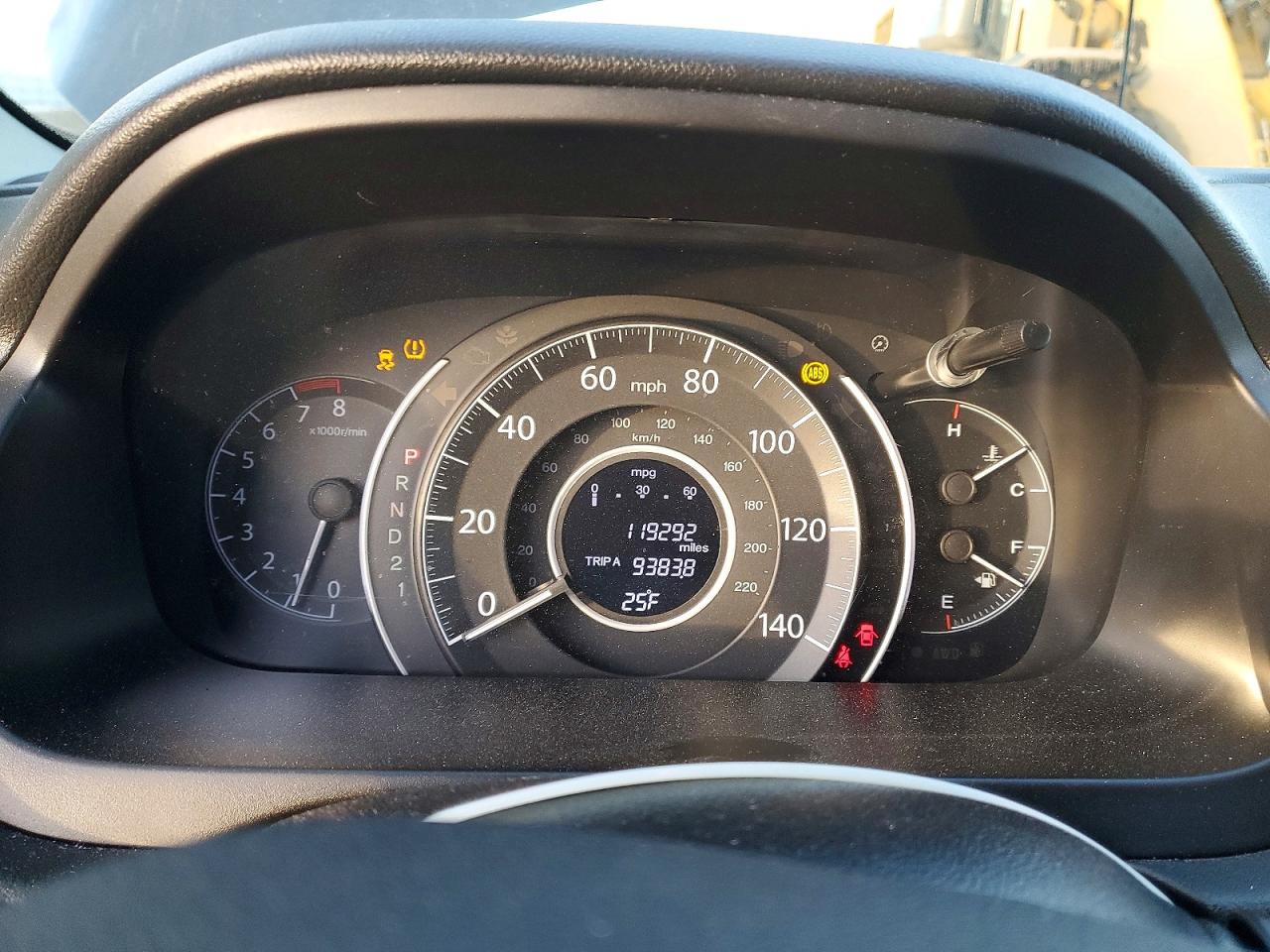2012 HONDA CR-V EXL photo 9