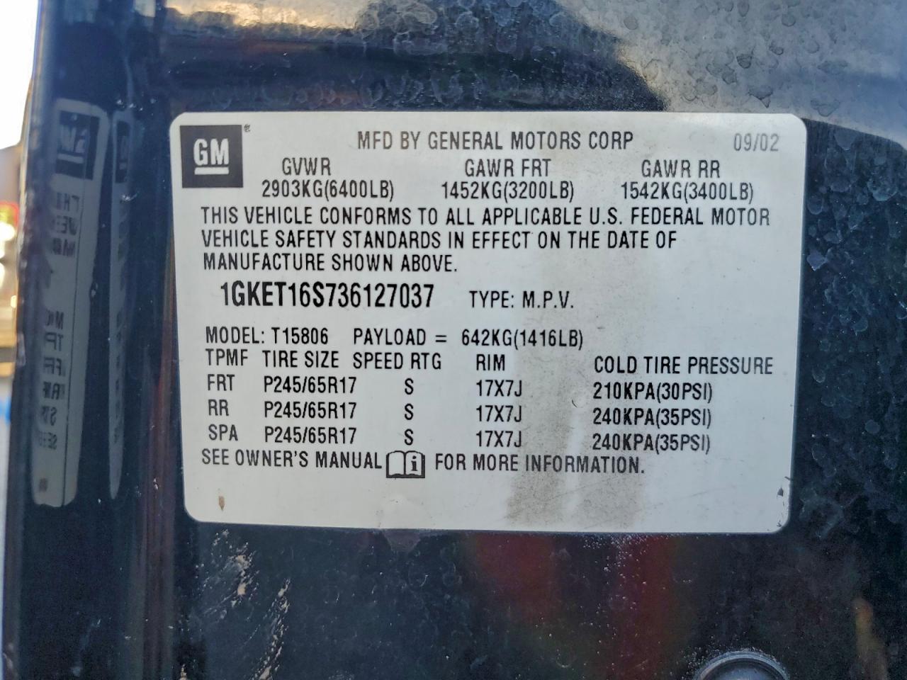 2003 GMC ENVOY XL photo 13