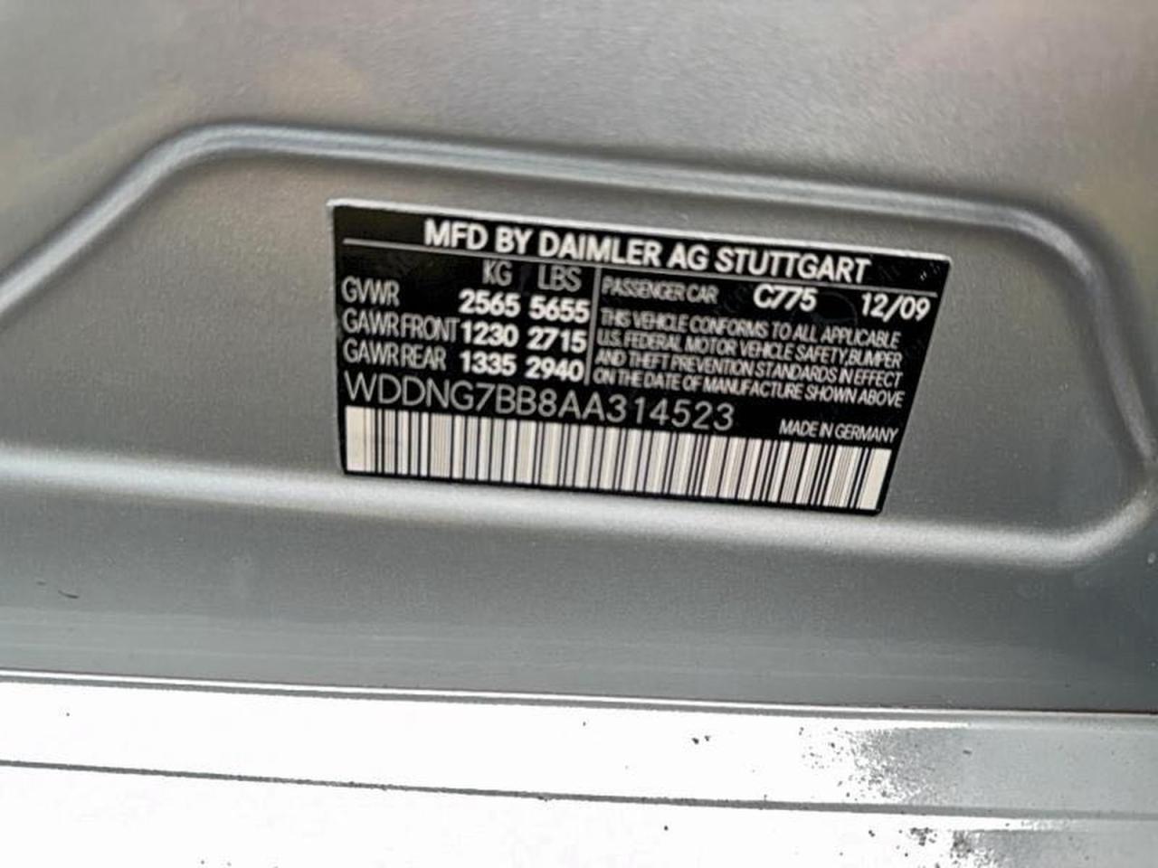 2010 MERCEDES-BENZ S 550 photo 19
