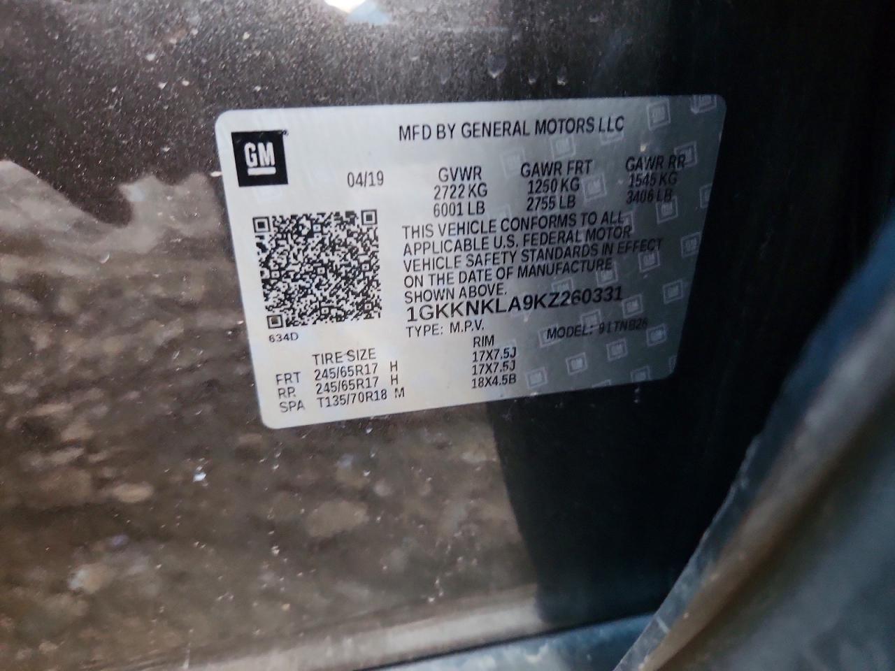 2019 GMC ACADIA SLE photo 13