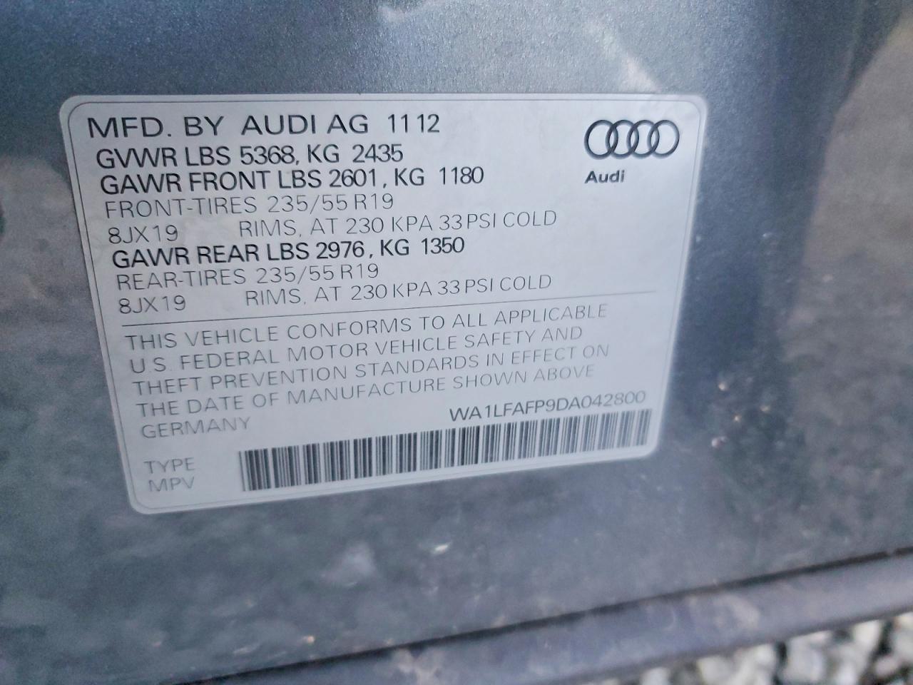 2013 AUDI Q5 PREMIUM PLUS photo 13