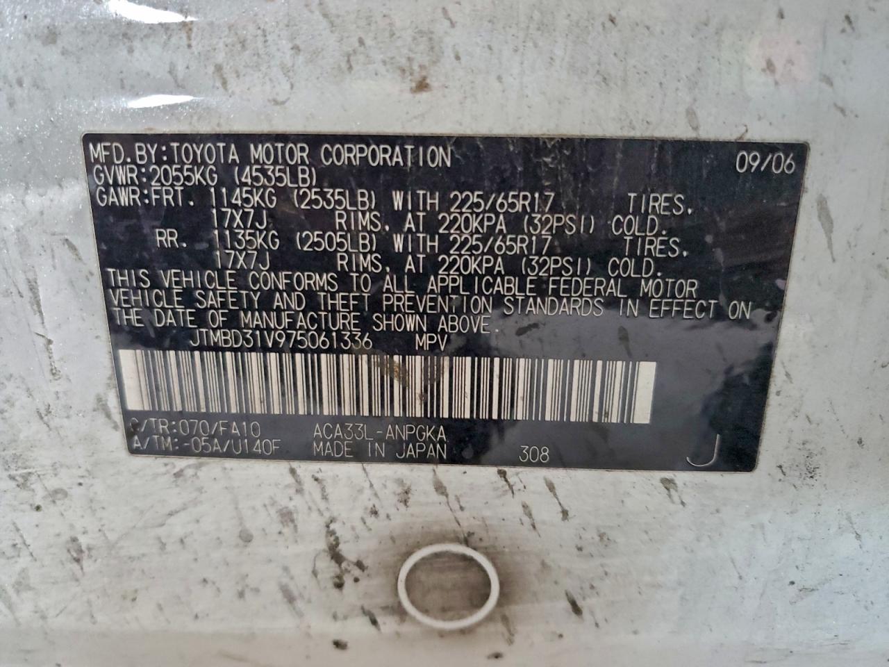 2007 TOYOTA RAV4 photo 34