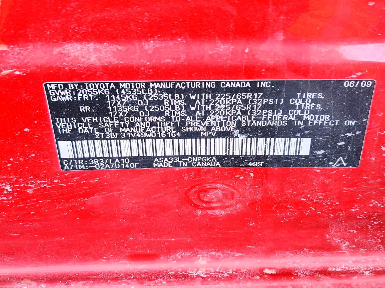 2009 TOYOTA RAV4 LIMITED photo 25
