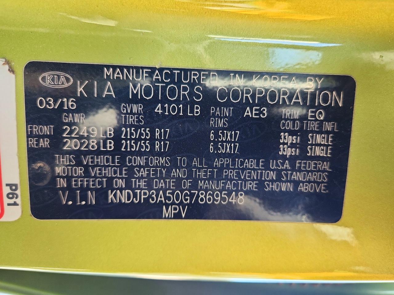 2016 KIA SOUL + photo 12