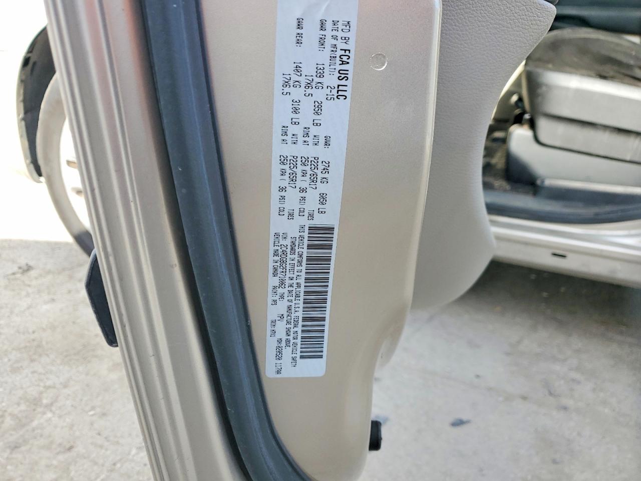 2015 DODGE GRAND CARAVAN SE photo 14