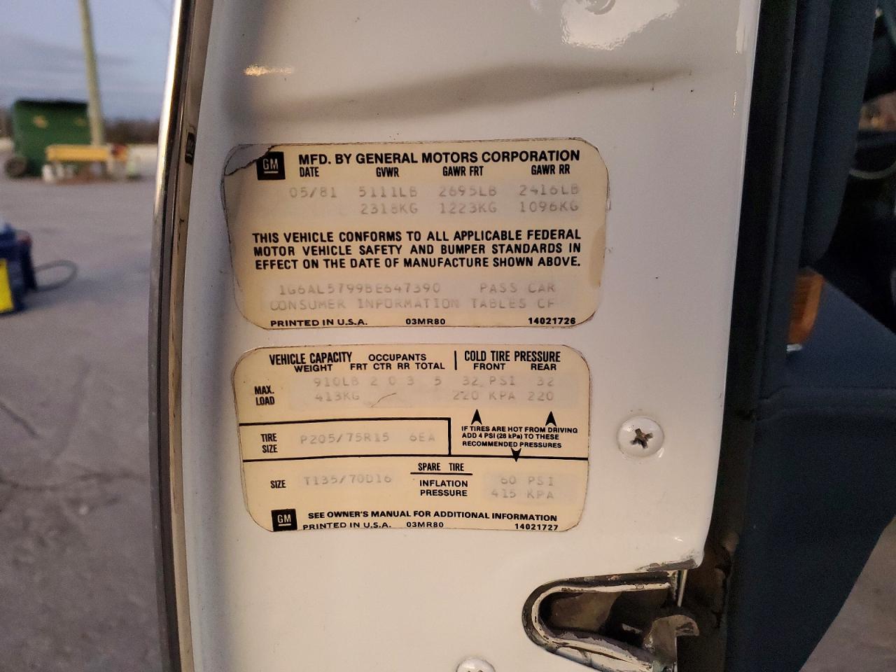 1981 CADILLAC ELDORADO photo 23