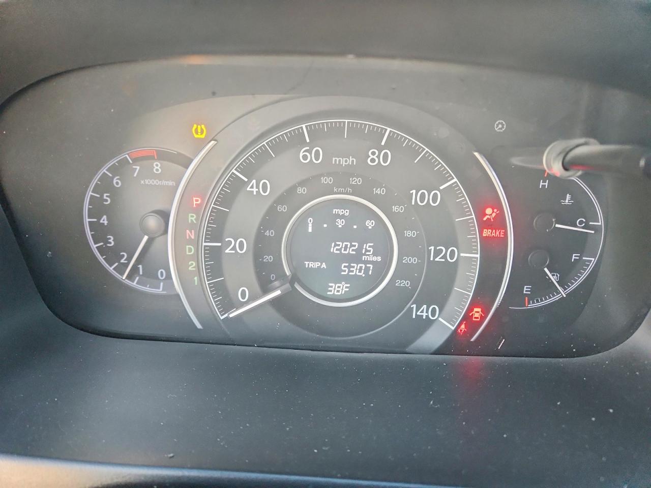 2012 HONDA CR-V EXL photo 9