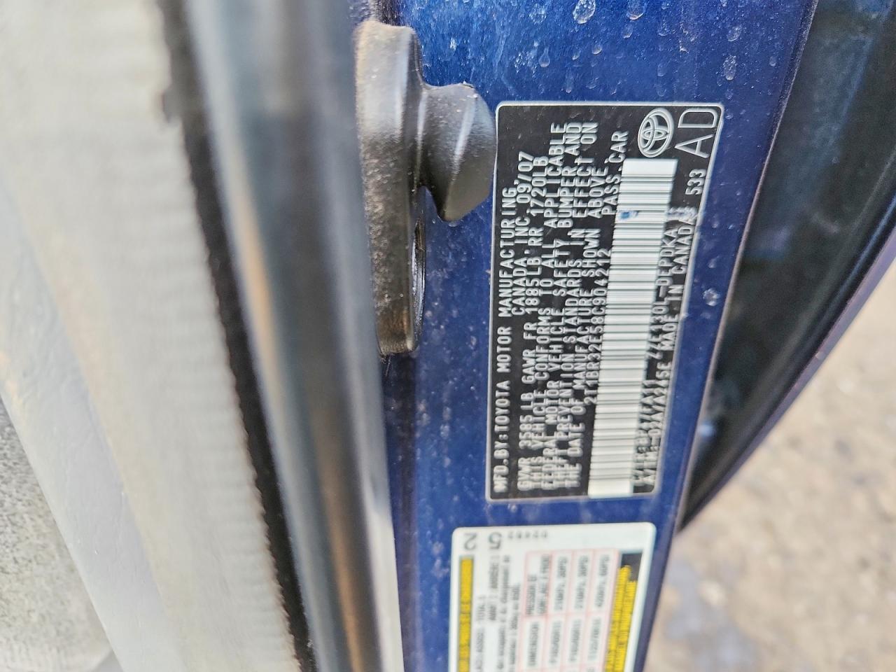 2008 TOYOTA COROLLA CE photo 23