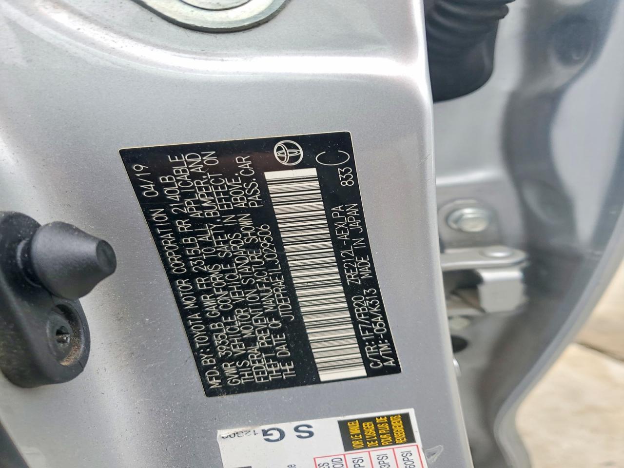 2020 TOYOTA COROLLA LE photo 13