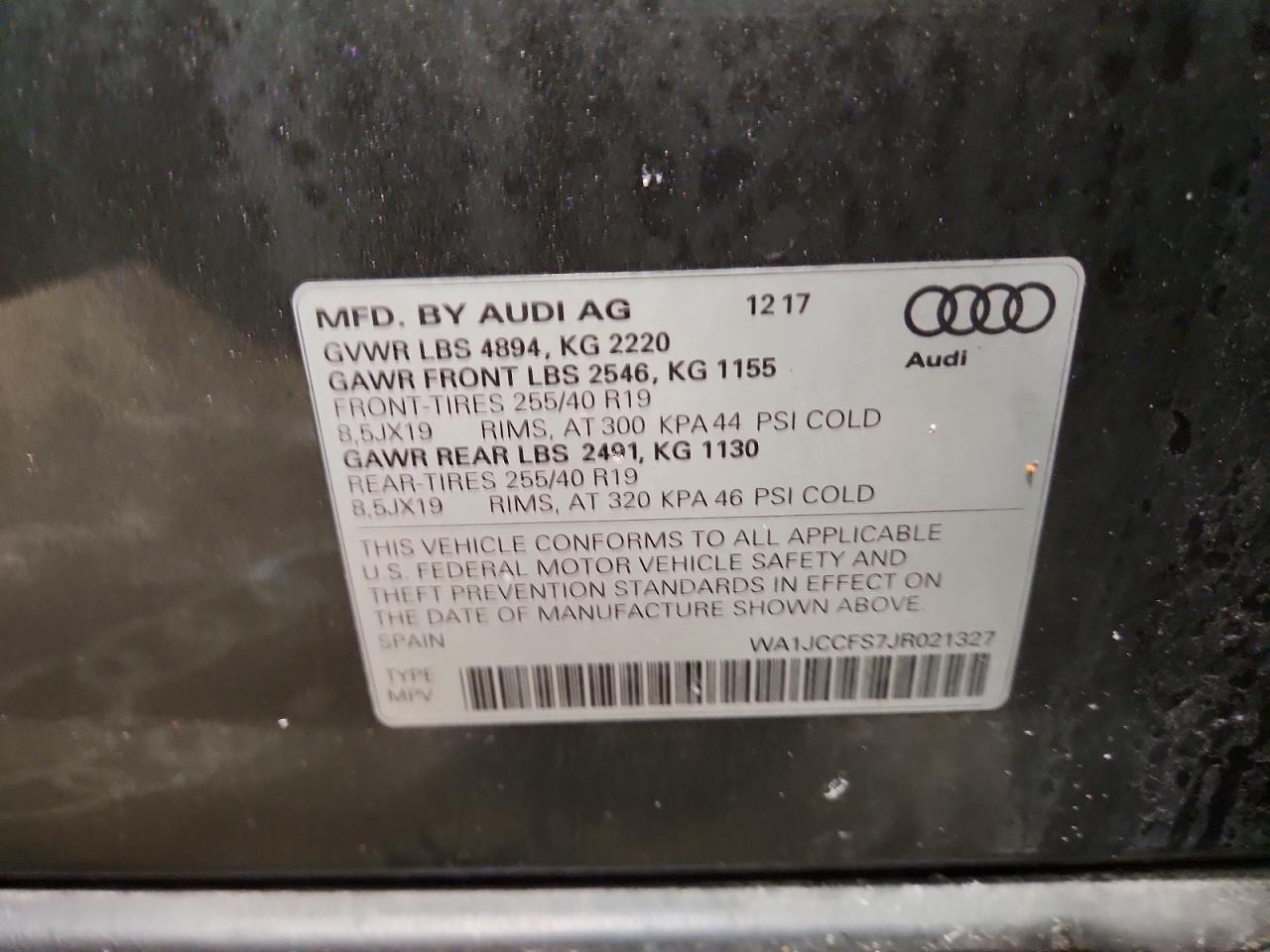 2018 AUDI Q3 PREMIUM PLUS photo 13