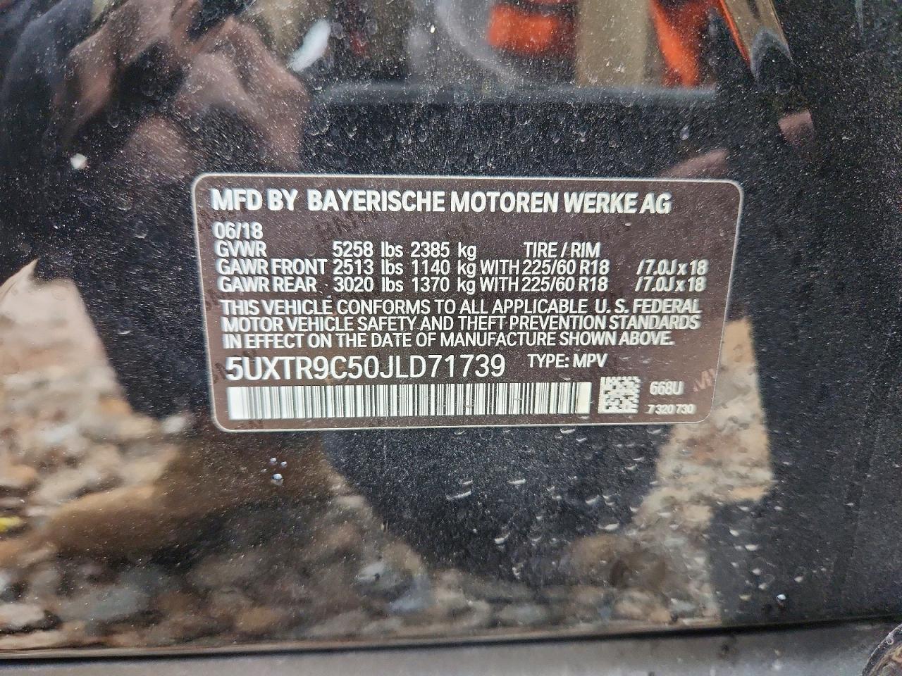 2018 BMW X3 XDRIVE30I photo 25