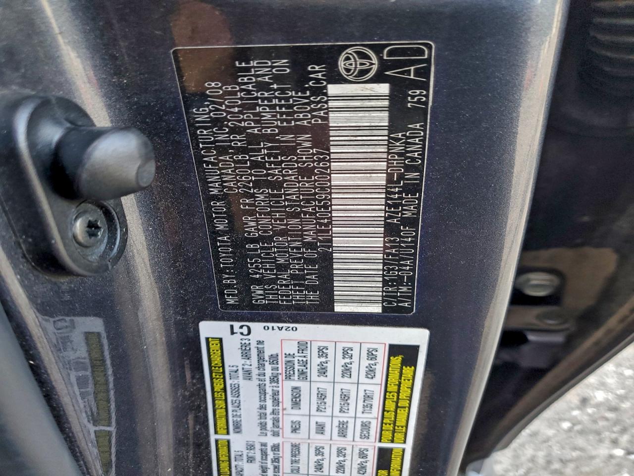 2009 TOYOTA COROLLA MATRIX S photo 25