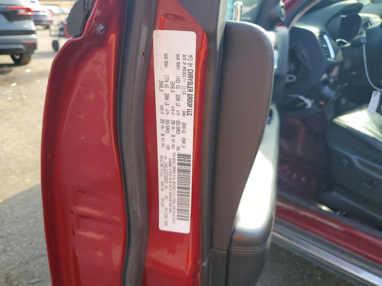 2015 DODGE DURANGO LIMITED photo 12